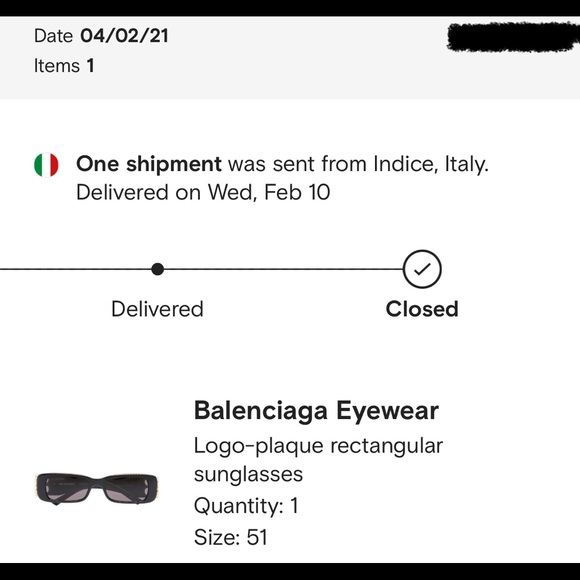 AUTHENTIC Balenciaga logo plaque sunglasses - Picture 9 of 9